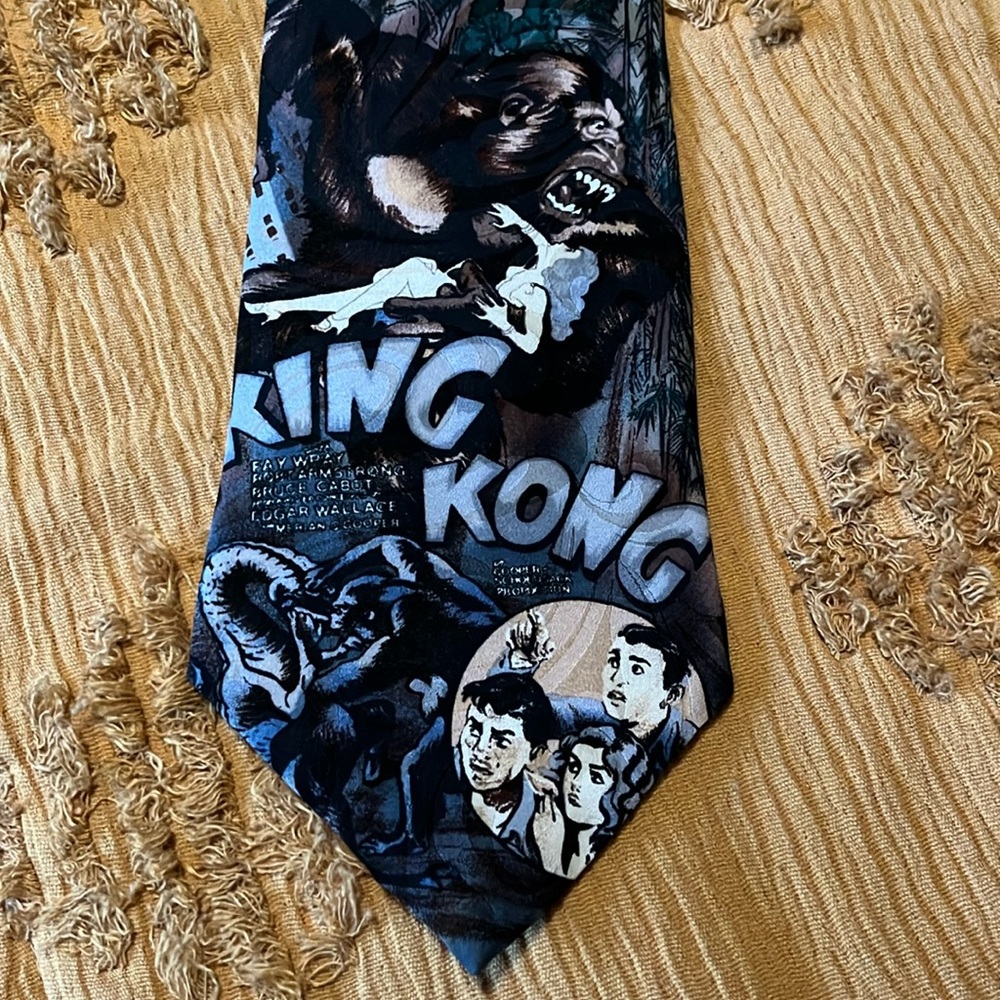 KING KONG Novelty Necktie Tie 1992